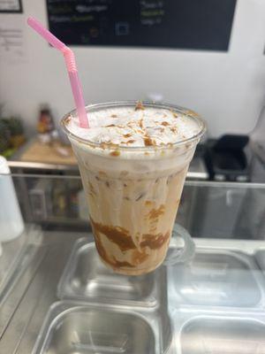 Dulce de leche iced coffee