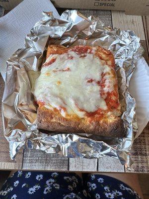 Sicilian cheese slice