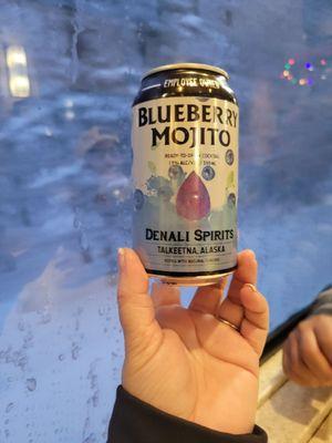 Denali Spirits, very tasty.  Sold on the train