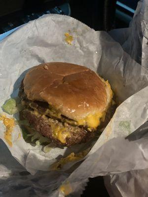 Double Burger w/Cheese