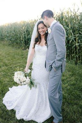 Bridal hair and airbrush makeup