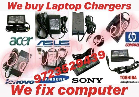 Laptop and charger