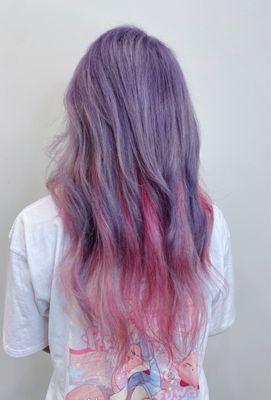 Pink & Violet Two Tone