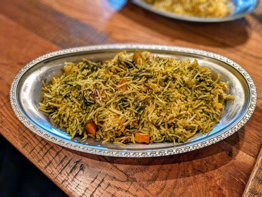 Hyderabadi Goongura Veg Dum Biryani