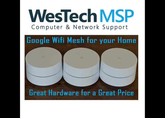 Google Mesh Access Points. Recommended for your Home WiFi needs.