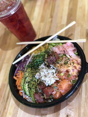 Spicy Tuna & Salmon Poke