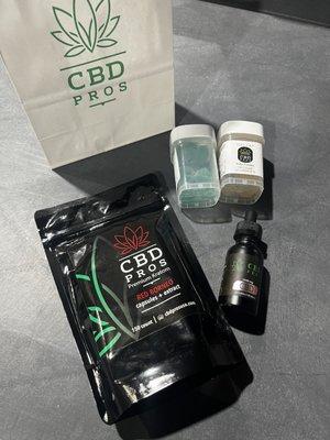 Kratom amazing on pain. CBD Oil just what I need to get my day started. And can't live without my Delta 8 gummies! But gummies Ive tried!