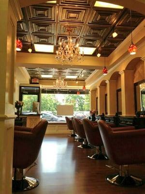 Check out this beautiful blow dry lounge in bronxville we completely renovated... Blow and Beyond Check them out!!!