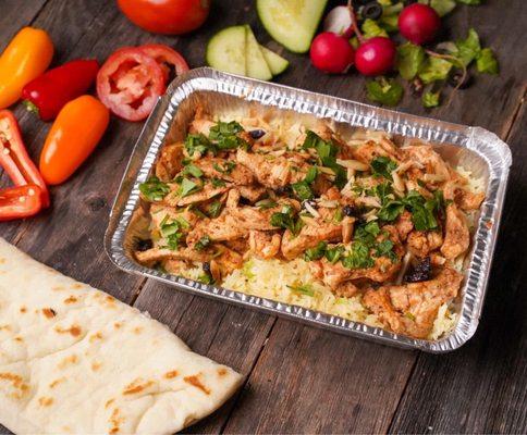 Chicken Shawarma Plate one of the best options!