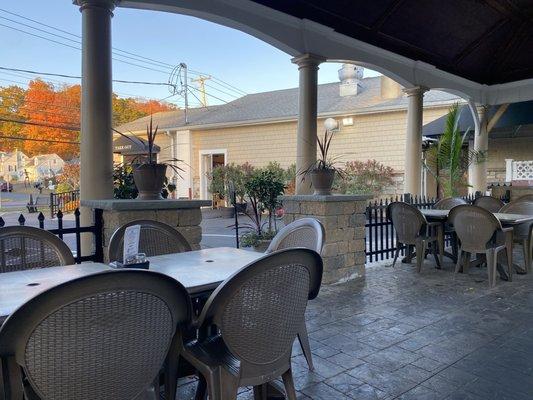 Patio outside dining