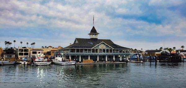 A view of the restaurant from the harbor, that I took.