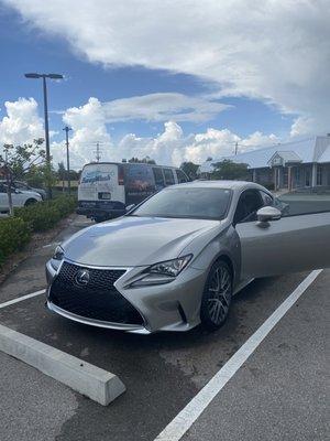 My Lexus all cleaned up