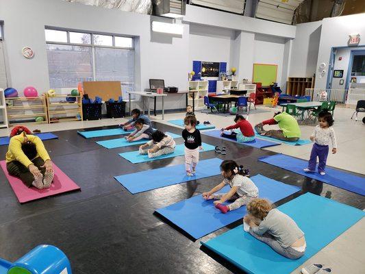 Indoor Yoga Class