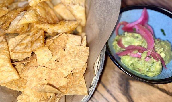 Guacamole With Chips Two Ways