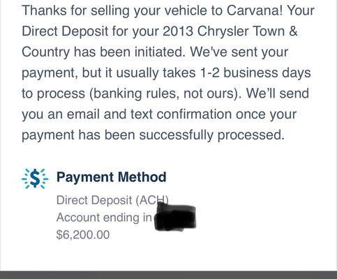 Carvana Purchase