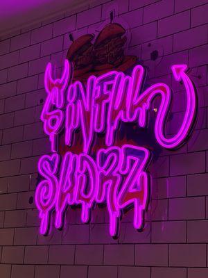 Sinful Slidrz Neon Sign