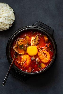 Seafood Soft Tofu Soup