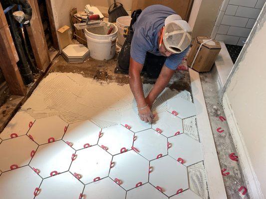 tile install and repair