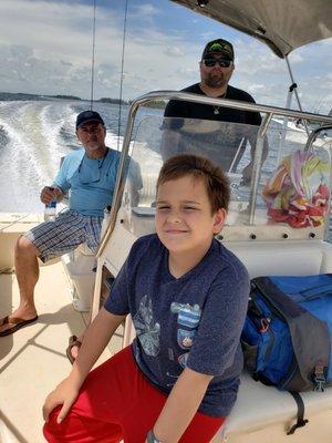 Get Lost Charters on the Indian River Lagoon early on a Saturday morning.