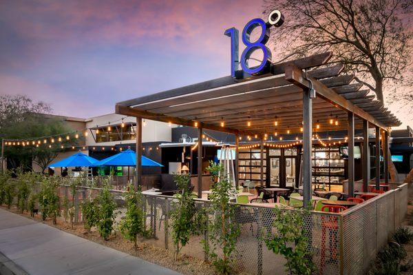 New patio for 18 Degrees Bar &Grill in Scottsdale