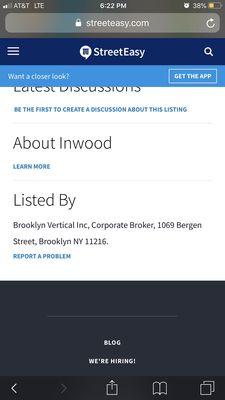 Advertised unit posted by Brooklyn Vertical Inc.