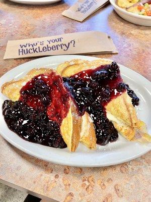 stuffed huckleberry french toast