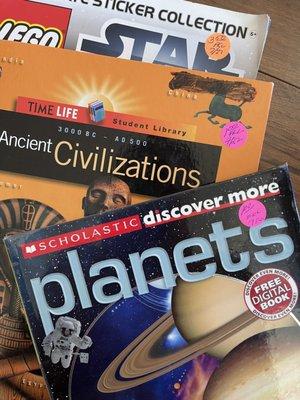 Apparently a book about planets and ancient civilizations aren't educational