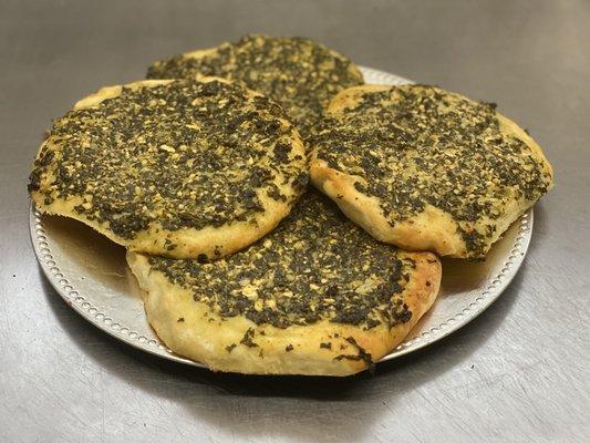 Open Spinach and Cheese Pies