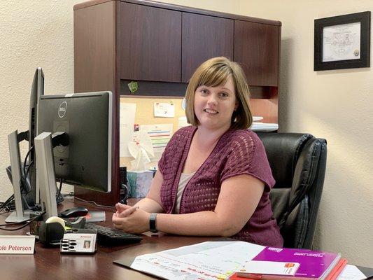 Team Member Nicole Peterson helping with all your Auto Insurance, Homeowners, and Renters Insurance.