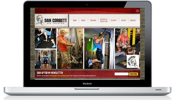 Fitness Website Example