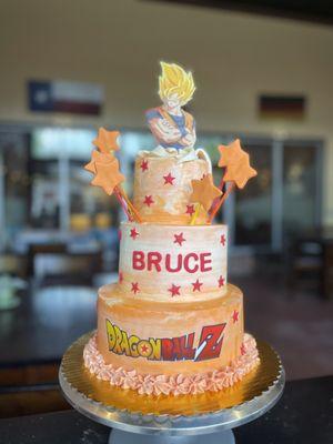 Dragon ball z cake