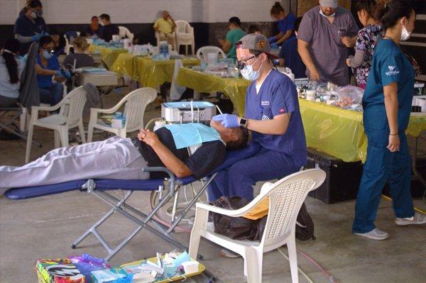 Dr. Daniel during dental missions in Guatemala