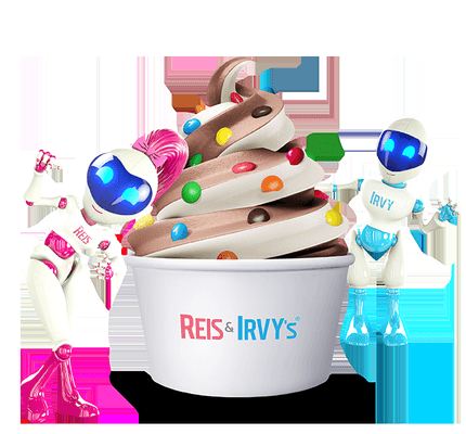 Reis & Irvys Robotic Frozen Yogurt! #robofreeze