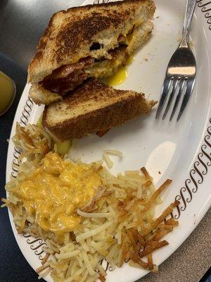 Bacon Egg and Cheese Texas Melt