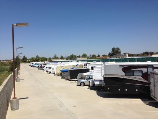 RV, Boat, & Trailer storage on concrete