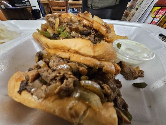 Philly cheese steak