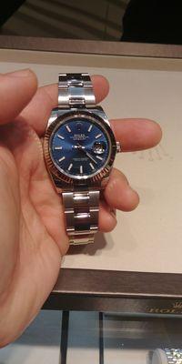 Blue datejust 41mm