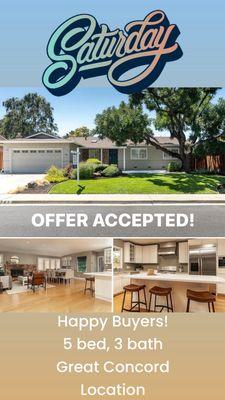 Happy first time buyers just got an accepted offer!