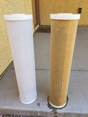 Water filter replacement