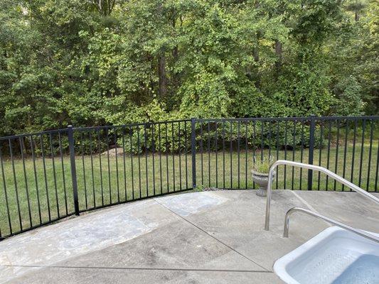 Black Aluminum Pool Code