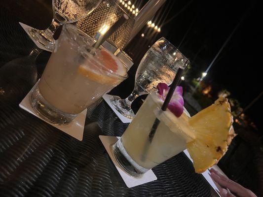 Palo-Naah (mocktail) & Mai Tai