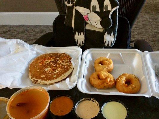 Set dosa and medhu vada