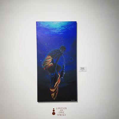 "Introspective Noir" Exhibit Artist Addonis Parker