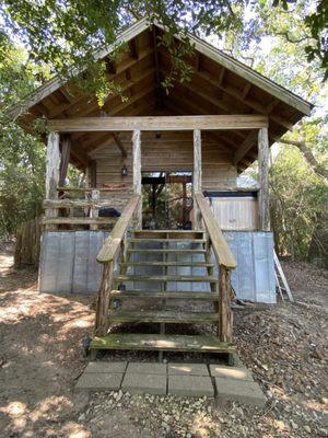 Front of Spa cabin