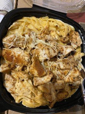 Cajun chicken fettuccini