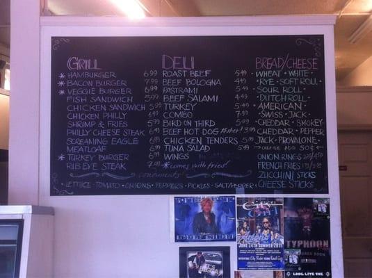 Menu 6/21/12