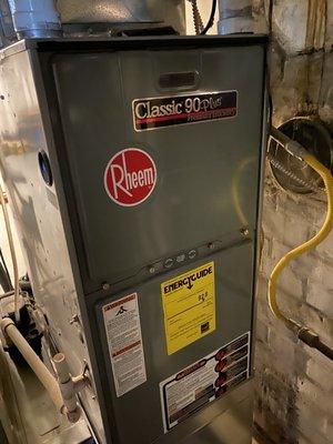 My furnace up and running again!