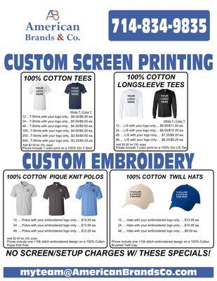 2021 price list - subject to change by manager