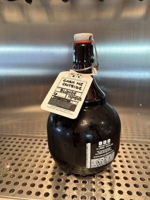 They fill 32oz & 64oz growlers!