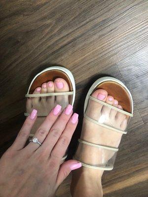 Matching mani and pedi